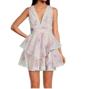 NWT Giani Bini Tie Dye Eyelet Dress